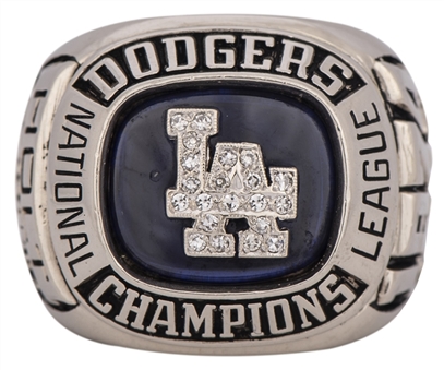 1974 Los Angeles Dodgers National League Championship 10K Ring Presented to Team Scout Goldie Holt  